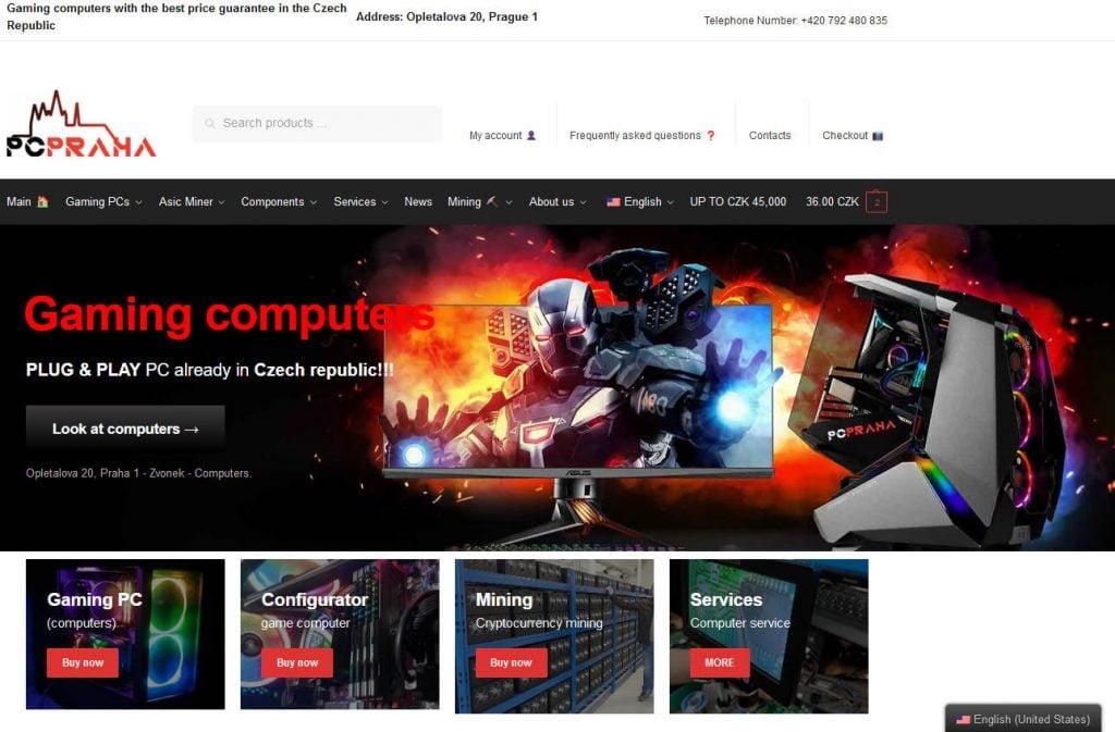 Pc Praha Prague computer website